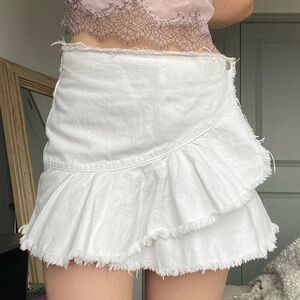 Zara Denim mini skirt